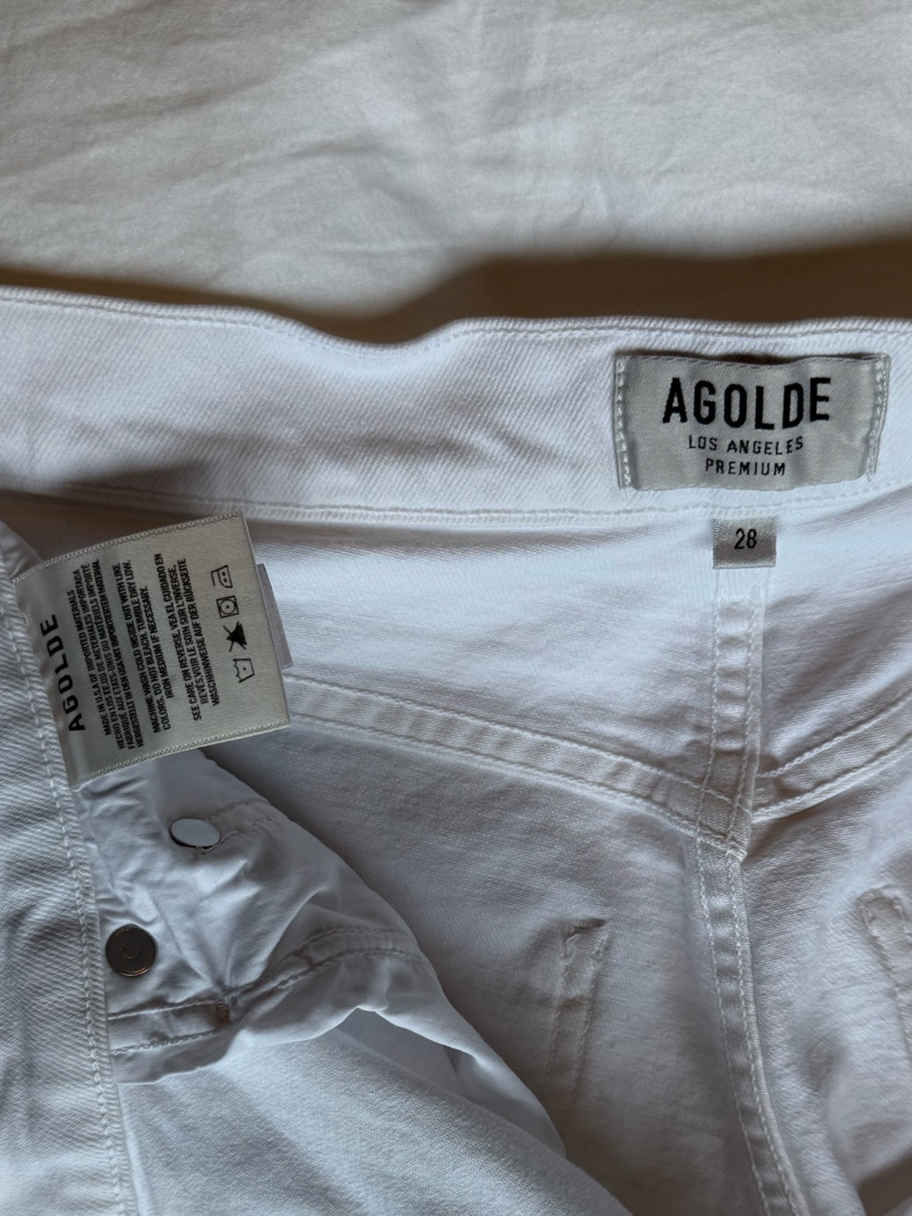 AGOLDE Riley High Rise Straight Jeans in Blurred - Picture 13 of 15